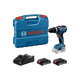 Parafusadeira de Impacto 18V 2.0Ah 2 Bat+maleta Brush GSB 18V-65 BOSCH
