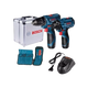 Parafusadeira GSR120-LI + Chave de Impacto GDR120-LI Alumínio BOSCH F