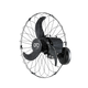 Ventilador Parede Oscil 60cm Preto (Gde Aço) 180W 3 Pás Goar