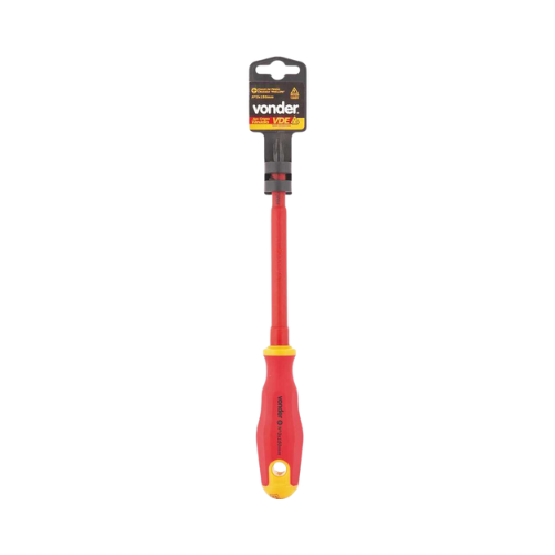 Chave Phillips Isolada VDE Vermelha 8mm (5/16) X 6" (150mm) Vonder