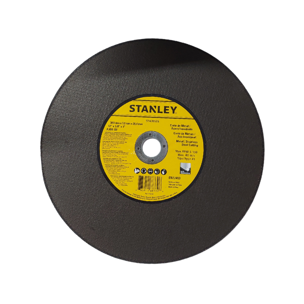 Disco Corte 12 X 3.00 X 1 STA30525 (2 Telas) Stanley