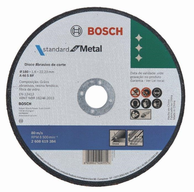 Disco Corte 7 X 1.6 X 7/8 Inox Bosch