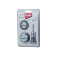 Escova De Aço Ondulada Jogo Com 03 peças D-66070 Makita