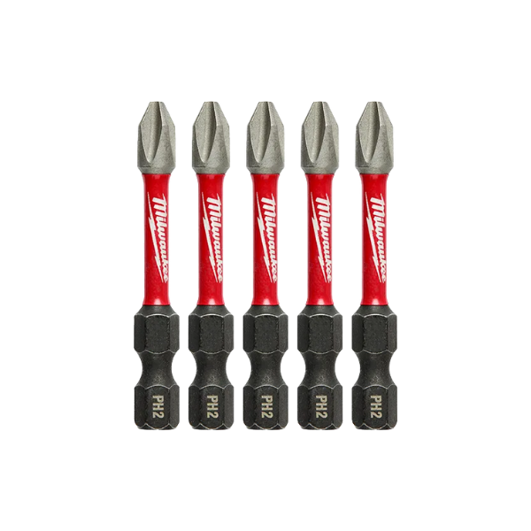 Jogo Bits Philips Impacto Ph2 X 50mm 5 Pçs 48-32-4602 Milwaukee