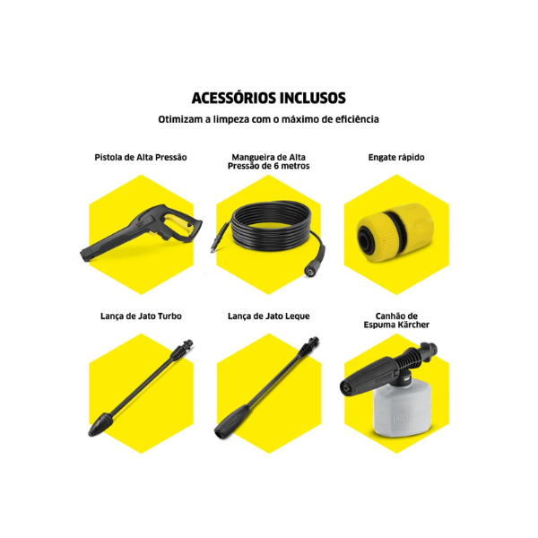 Lavadora Alta Pressão K4 1885 Libras Mono 220v Karcher