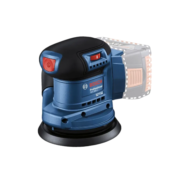 Lixadeira Orbital Gex 185-li 18v Sem Bateria Bosch
