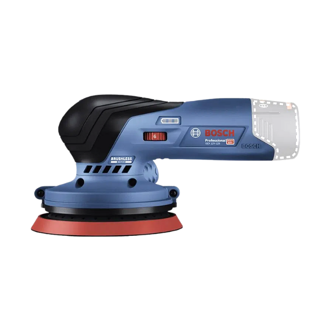 Lixadeira Orbital A Bateria Compacta Gex 12v-125 S/ Bateria Bosch