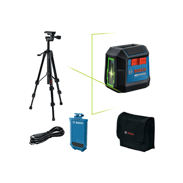 Nível Laser Verde GLL2XG LI + BT120 Bosch