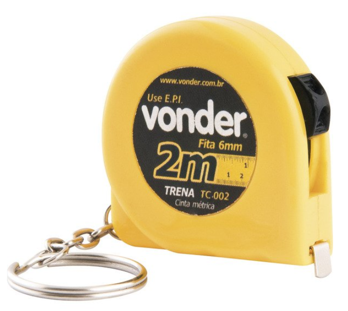 Trena De Aço 2.00M Chaveiro Vonder