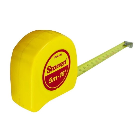 Trena De Aço 5.00M C/ Trava T34-5 Starret