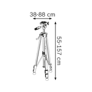 Tripé P/ Equipamentos A Laser Bt150 55Cm A 157Cm Encaixe 1/4 Bosch