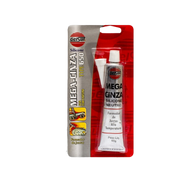 adesivo silicone neutro cinza 60g mega 010006 alta temperatura gelfix 524426