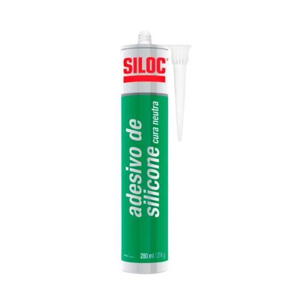 adesivo silicone neutro transp 274gr refil siloc 15498