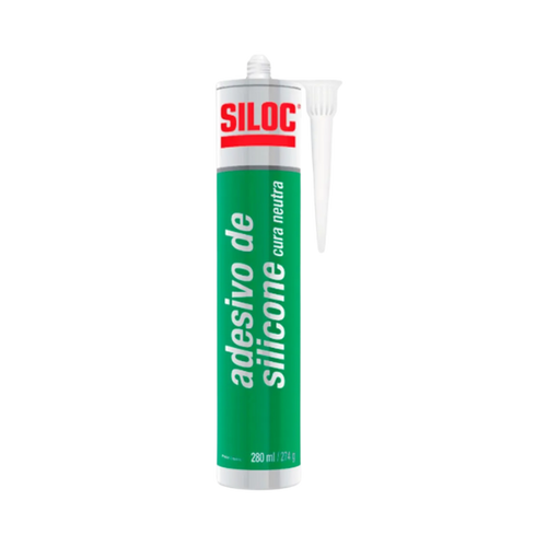 adesivo silicone neutro transp 274gr refil siloc 15498