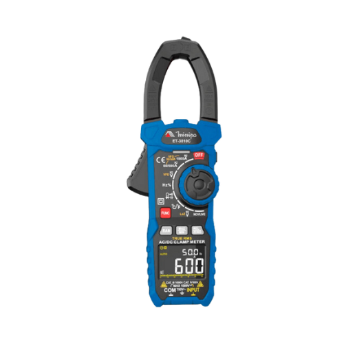 alicate amperimetro digital com display et3810c 1000a minipa