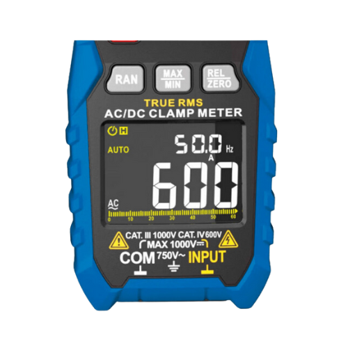 alicate amperimetro digital com display et3810c 1000a minipa