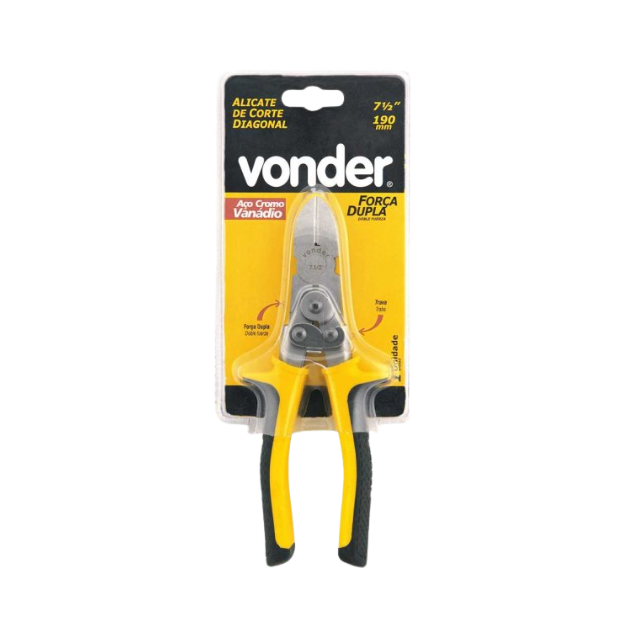 alicate corte diagonal forca dupla vonder