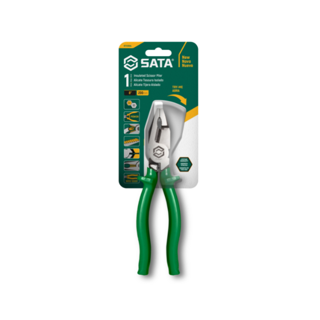 alicate corte tesoura 8 st72504l sata embalagem