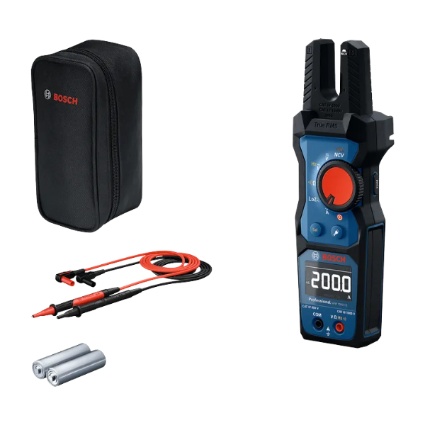 Alicate Amperímetro Digital Gfm 1000-15 200a Bosch
