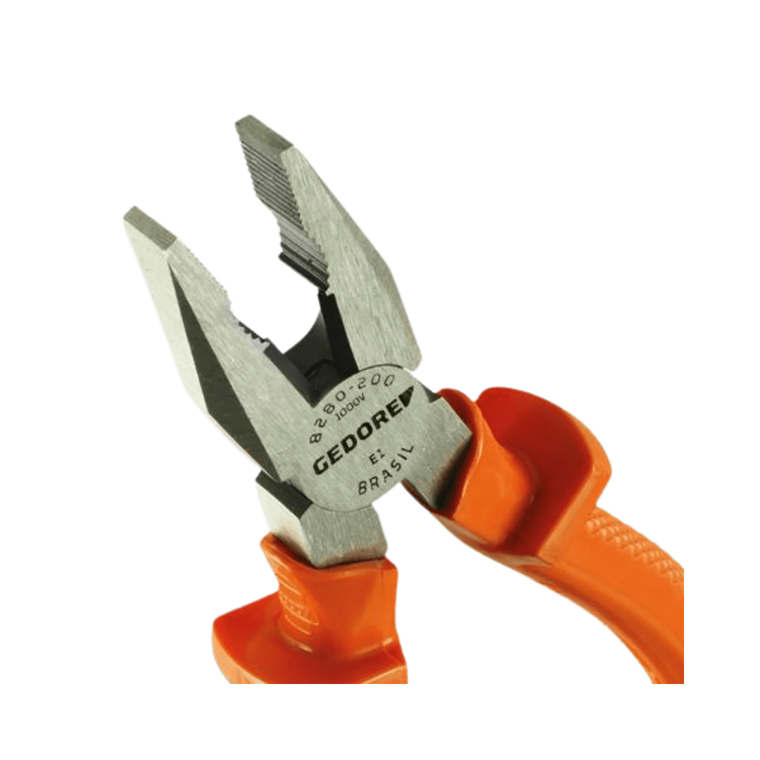 Alicate Universal 8 Isolado Profissional Laranja Cód. 8280200 Gedore