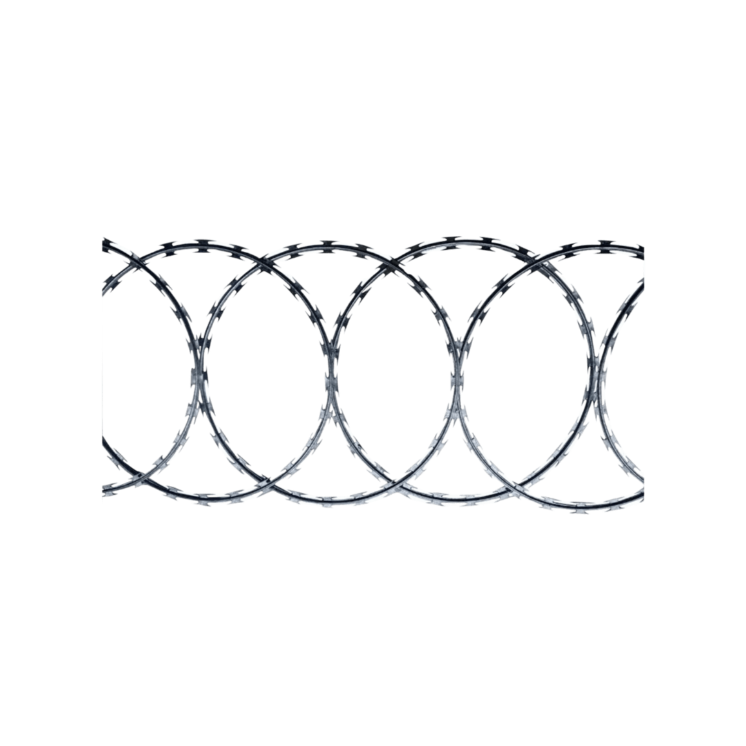 arame concertina tipo argola 30 cm lifon