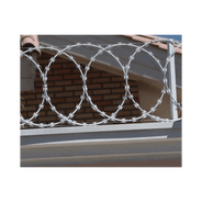 arame concertina tipo argola galvanizado 30 cm lifon