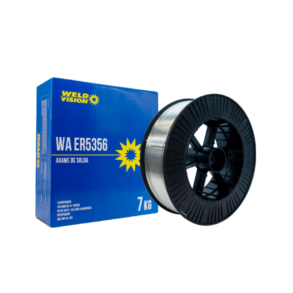Arame Solda mig er5356 Alumínio 7Kg laser alum weld vision