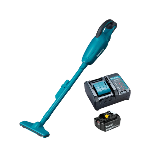 aspirador de po 18v dcl180zb com bateria bl1830b e carregador dc18wc makita
