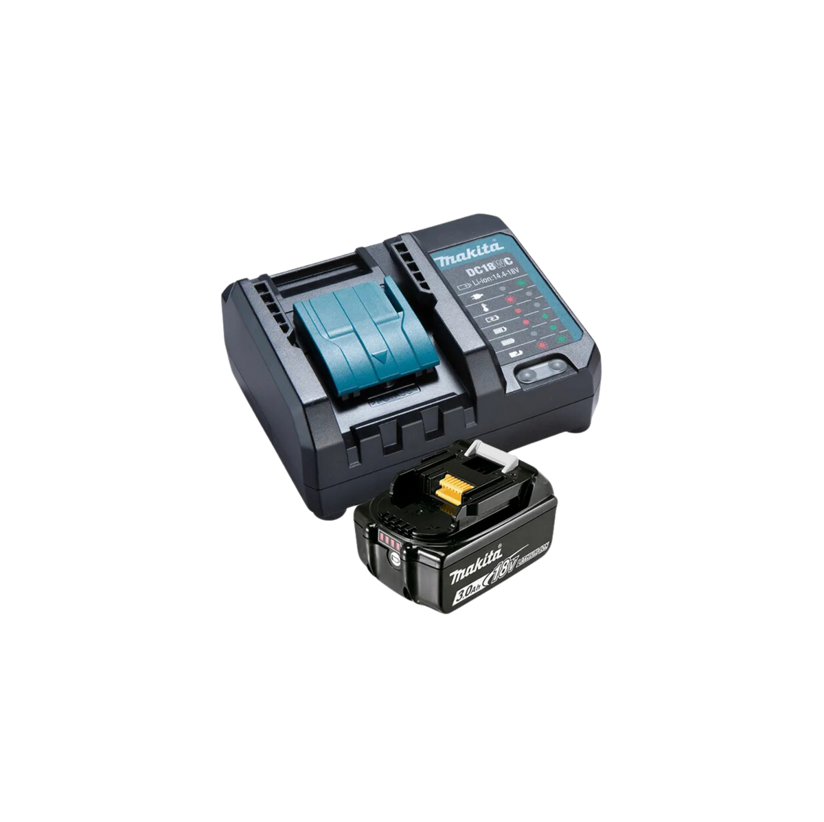 aspirador de po 18v dcl180zb com bateria bl1830b e carregador dc18wc makita