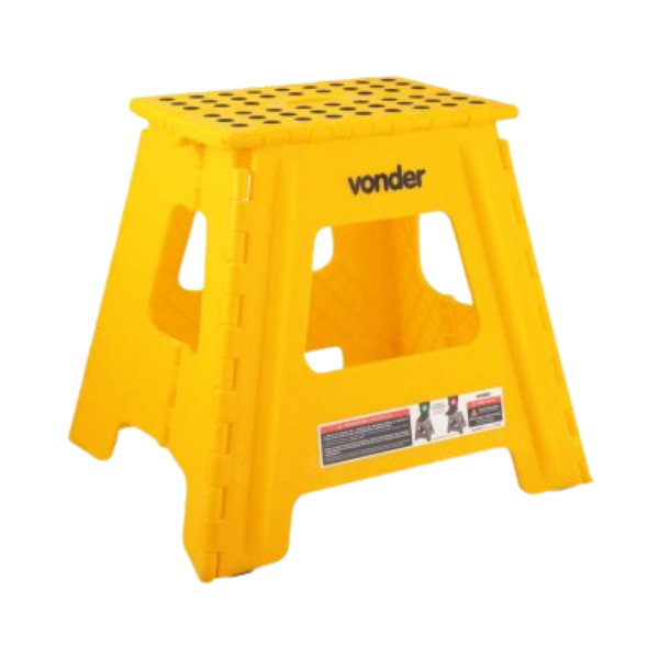 Banqueta Plástica Dobrável 360mm Vonder