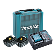 bateria recarregavel 18v 6ah 2pcs carreg mal kitmak1860b makita