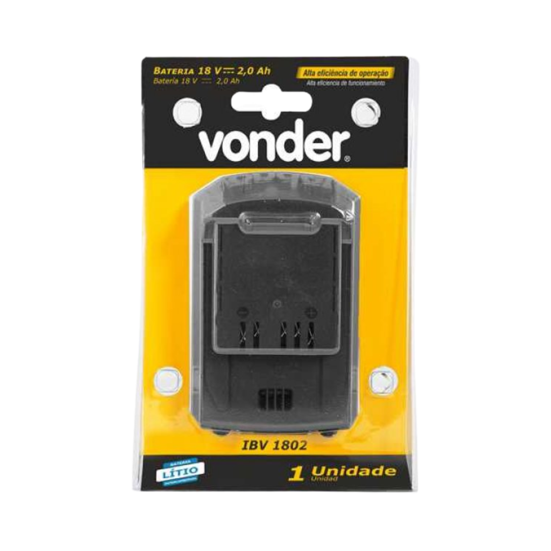 Bateria Recarregável 18v 2ah Ibv1802 Vonder