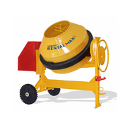 betoneira para concreto rental max 400l com motor mono menegotti