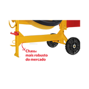 Betoneira Para Concreto Rental Max 400l Com Motor Mono Menegotti