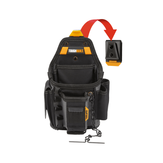 bolsa eletric 13 posicoes armaz com clip tech tb ct 34 toughbuilt frente