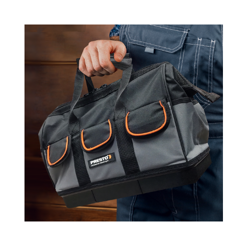 Bolsa Ferramentas com 20 Bolsos Poliéster Fundo Rígido Presto
