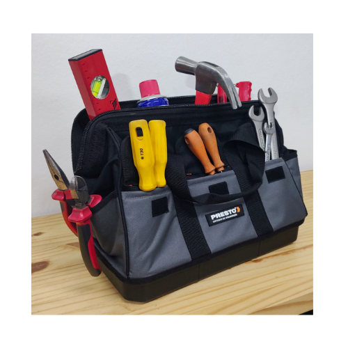 Bolsa Ferramentas com 20 Bolsos Poliéster Fundo Rígido Presto