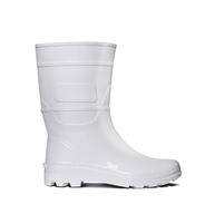 Bota De Segurança Pvc Com Cano Médio Forrado Crival Branco 38