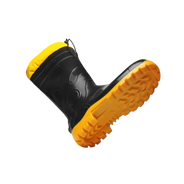 Bota Segurança Pvc Nº 39 Cano Extra Longo Pto Com Polaina Bracol 39