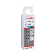 broca aco rapido 2,00mm profissional 10 pecas bosch