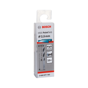 broca aco rapido 2,50mm profissional 10 pecas bosch