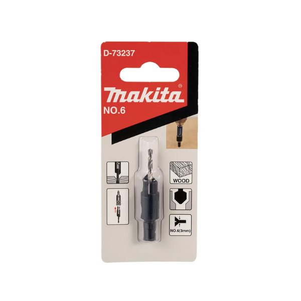 broca p madeira escareadora 3mm d73237 makita 532298
