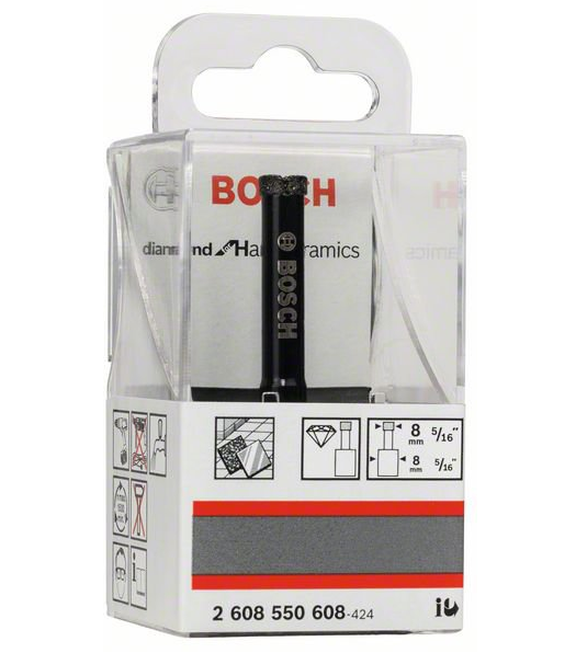Broca Diamantada P/ Porcelanato 8.00Mm Bosch