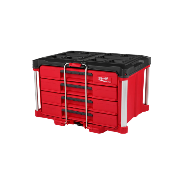 Caixa ferramenta com 4gavetas packout 48228444 milwaukee