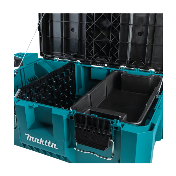 caixa ferramentas maktrak com rodas t90009 makita