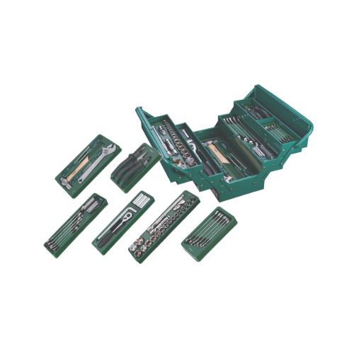 caixa ferramentas metalica com 3 gavetas 70 pecas st95104a706 sata