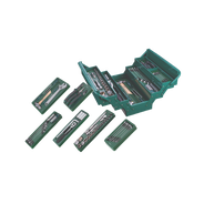 caixa ferramentas metalica com 3 gavetas 70 pecas st95104a706 sata