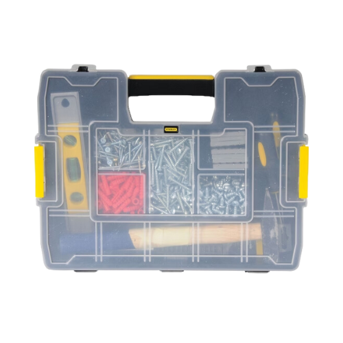 caixa organizadora de utilidades plastico softmaster stst14022 stanley