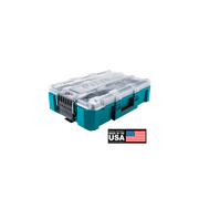 caixa organizadora maktrak com tampa transparente t90043 makita