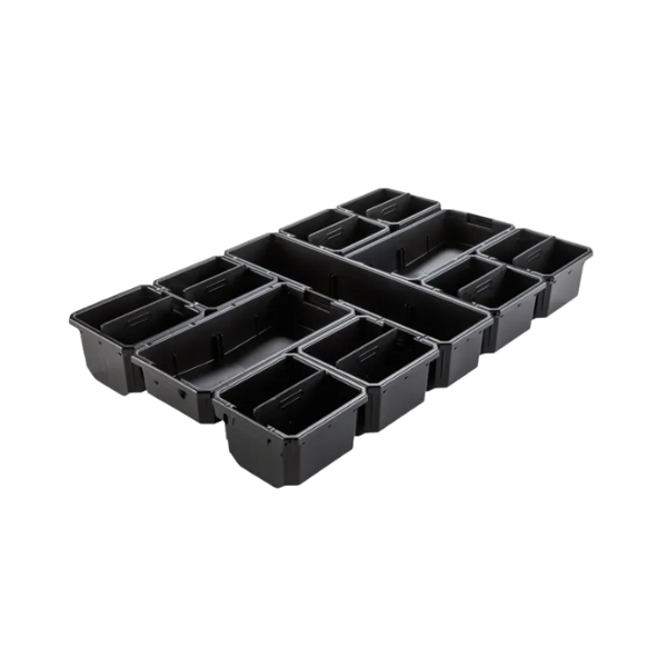 caixa organizadora maktrak com tampa transparente t90059 makita
